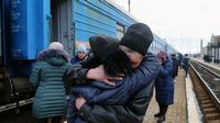 График эвакуационных поездов на 25 марта